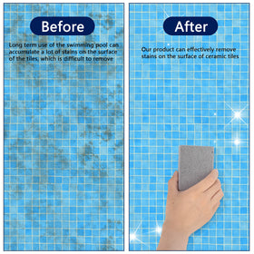 LFUTARI pool tile cleaner removes rust and mineral deposits on tiles
