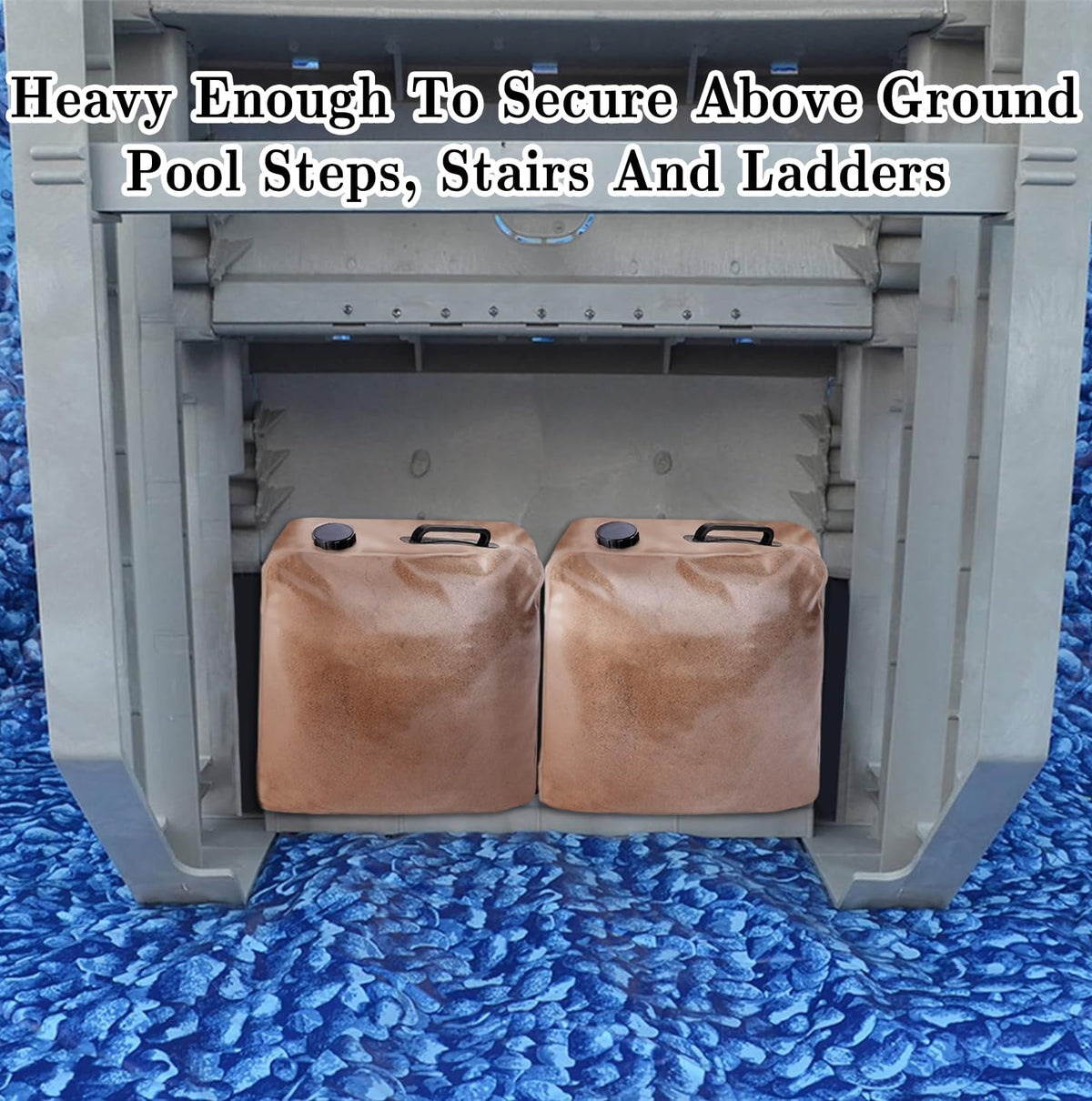 LFUTARI 2-pack pool weight around ladder-secure area