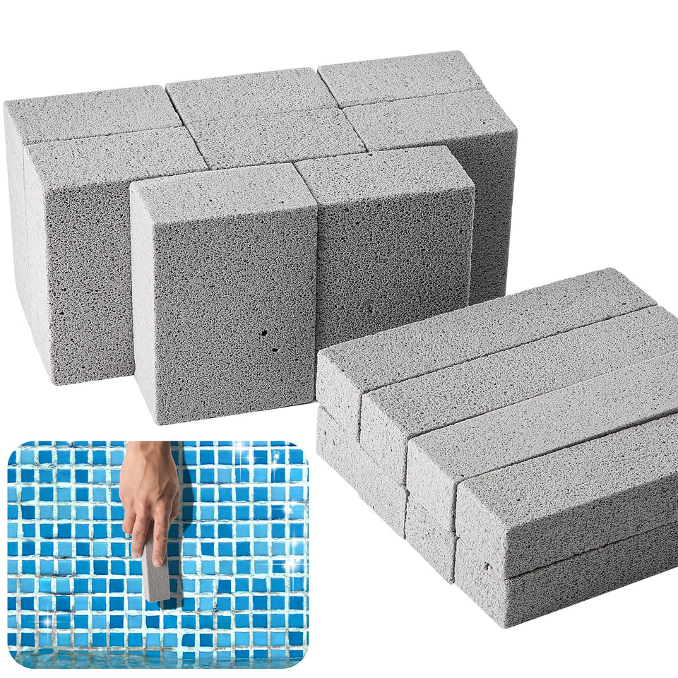 LFUTARI 16-pack pumice stones for pool cleaning and replacement, ideal for ongoing upkeep.