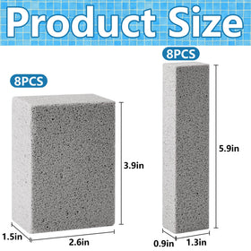 LFUTARI 3.9x2.6 inch stone for targeted rust and mineral buildup removal.