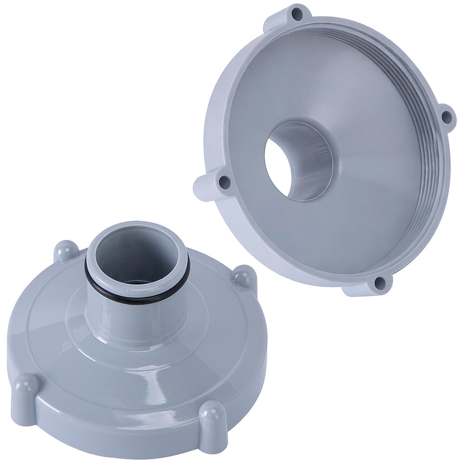 LFUTARI two-pack pool hose adapters enable a secure, leak-free connection.