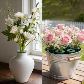 LFUTARI window box display uses ground spike for reliable support