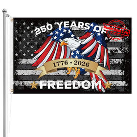LFZHAN 3x5 USA flag double-sided for clear viewing from all angles