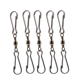 LGEGE wind spinner swivel clip enabling smooth 360° spin for outdoor hanging.