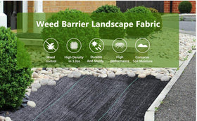 LGJIAOJIAO versatile landscape weed barrier for gardens and paths.
