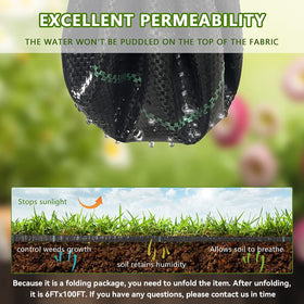 LGJIAOJIAO water-permeable fabric lets water reach plant roots