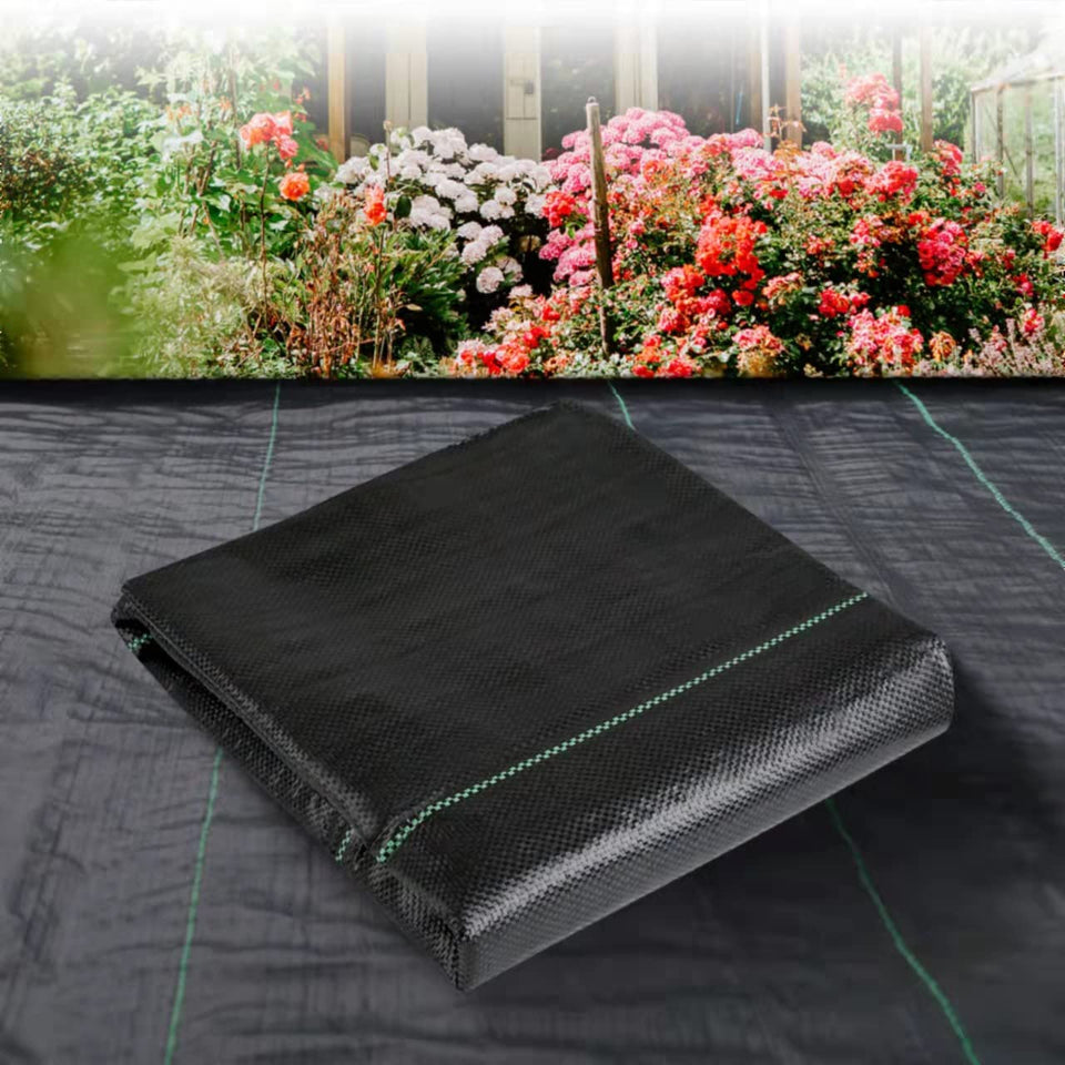 LGJIAOJIAO weed barrier fabric full roll for clean landscaping and weed control.