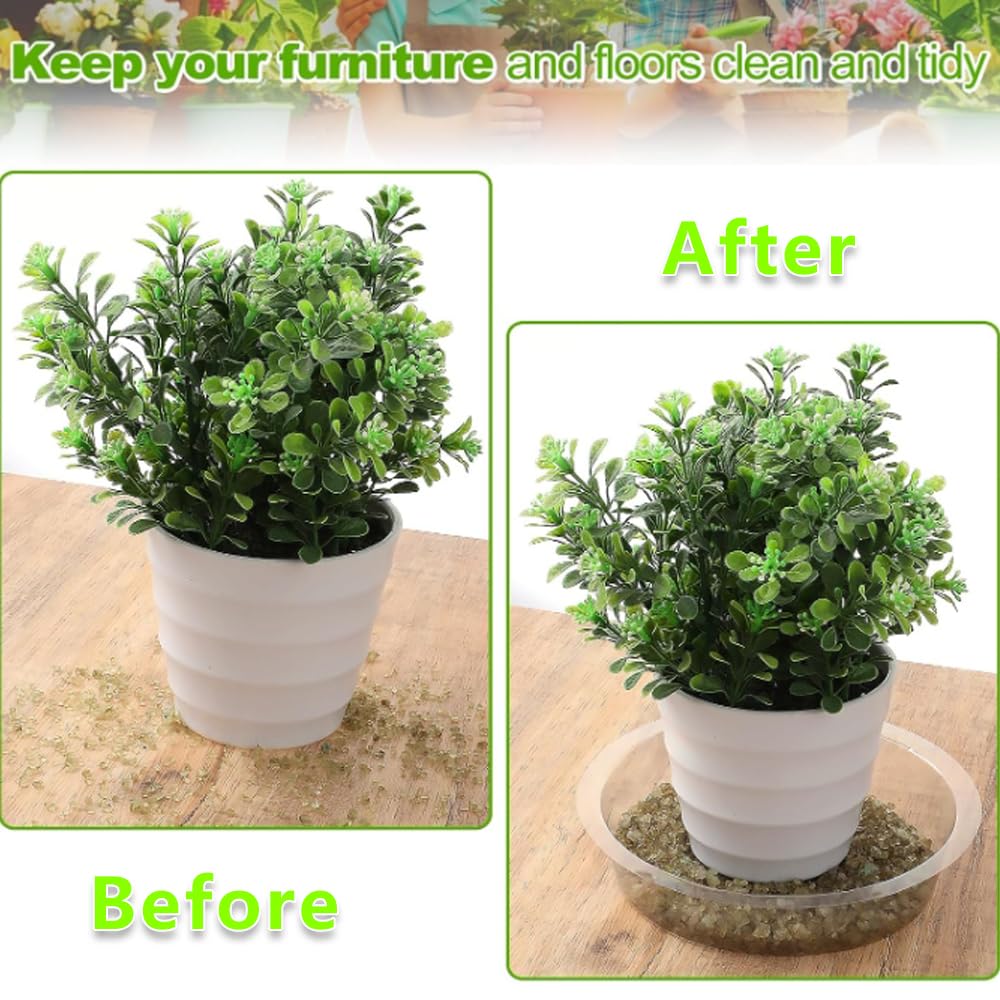 LHatrance saucer protect surface perfect for indoor spaces and windowsills.