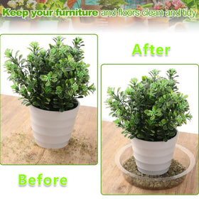 LHatrance saucer protect surface perfect for indoor spaces and windowsills.