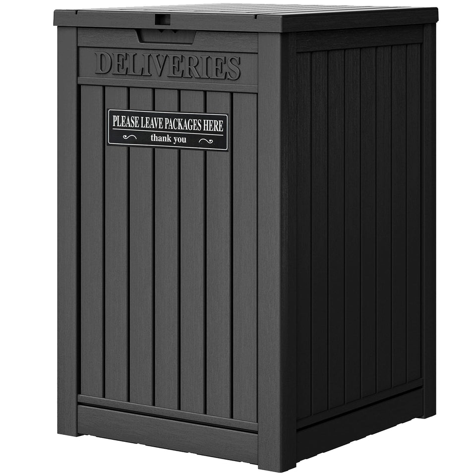 LHBGO outdoor delivery box with 48-gallon capacity for multiple packages