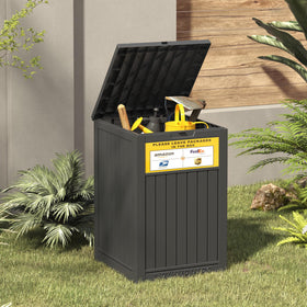 LHBGO large 48-gallon capacity stores multiple parcels securely.