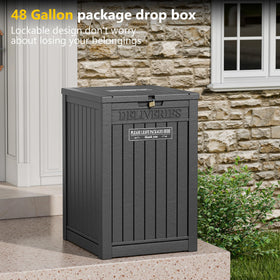 LHBGO outdoor tool storage box keeping gardening gear organized