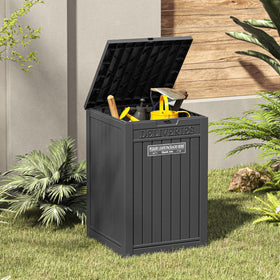 Close-up of LHBGO lockable lid showing added security