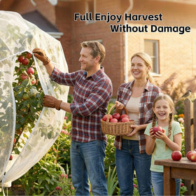LHongL bird-squirrel insect-deterrent net guards your harvest.