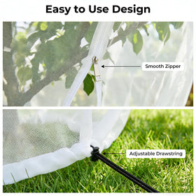 LHongL netting covering a blueberry bush shows versatility.