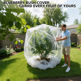 LHongL ultra-fine mesh lets sun and air through while protecting fruit.