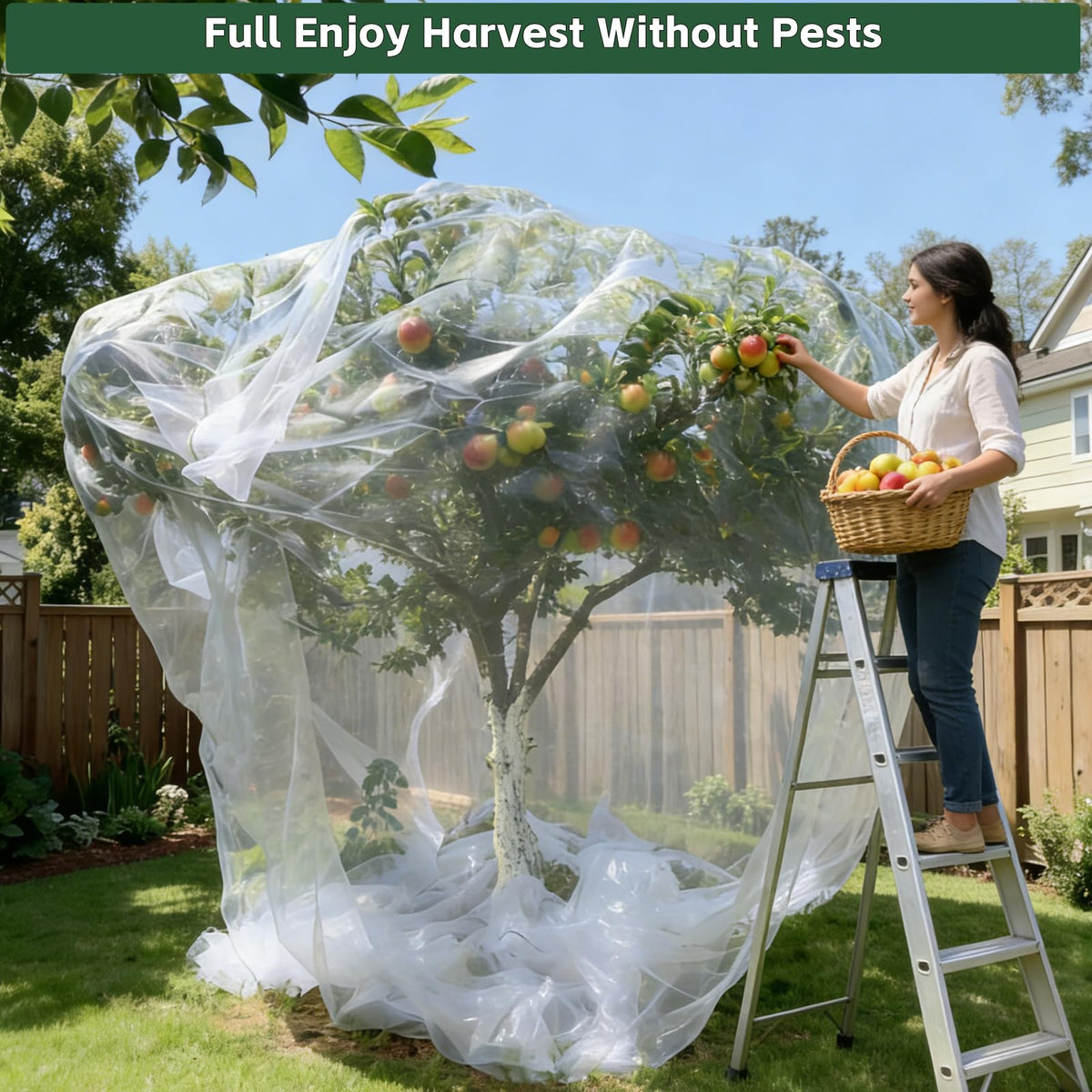 LHongL zipper closure shields fruit from birds and pests