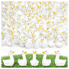 LHSYFBZ mini goose resin collection for dollhouses adds charm to tiny landscapes.