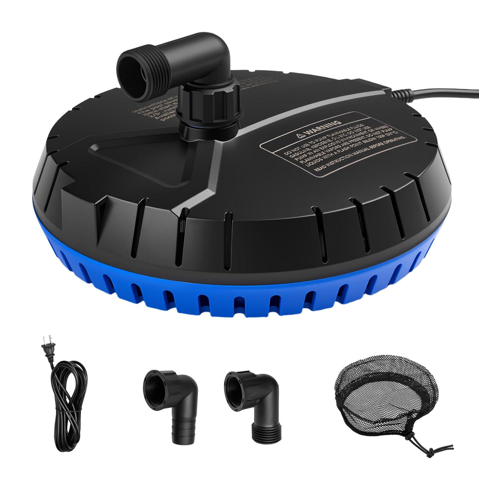 LHUKSGF pool-cover-pump in action, automatic water removal for pools.