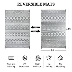 LIANLAM rug folded into compact carry bag for easy travel