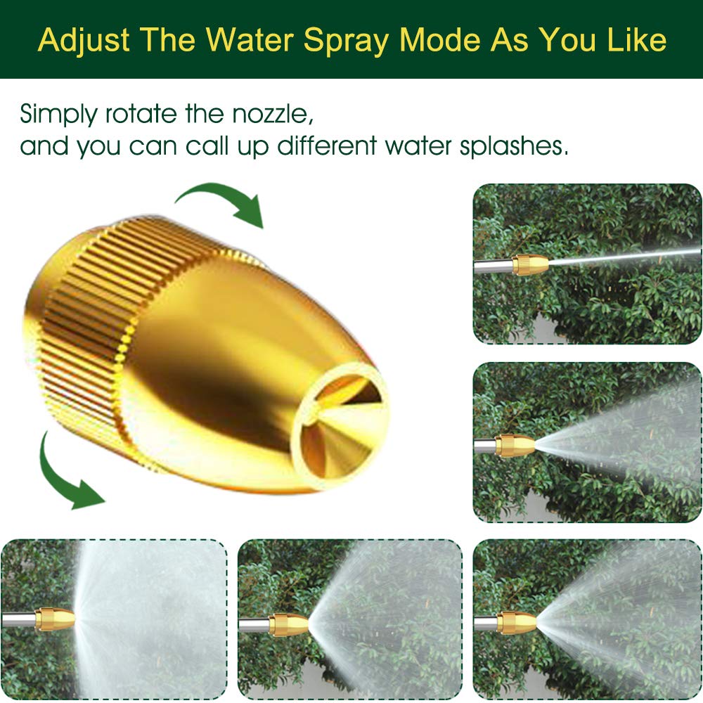 LIANRAN extended rod design increases water pressure for tougher jobs.