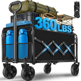 LIAPOTT wagon front view showing large cargo space for groceries