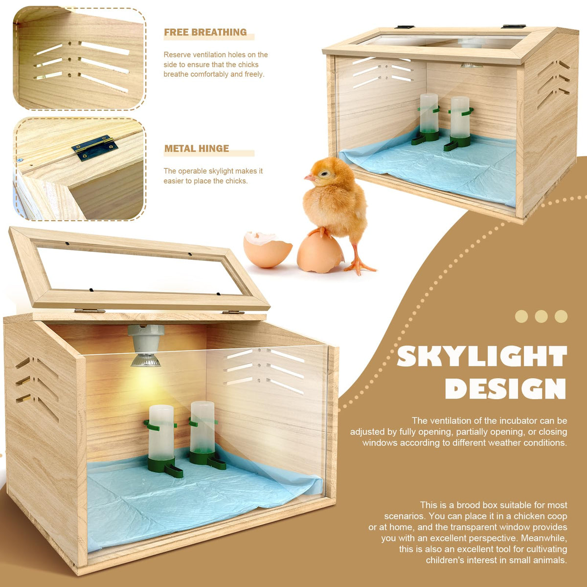 LIAQICHA complete starter package includes feeder, waterer, and bedding
