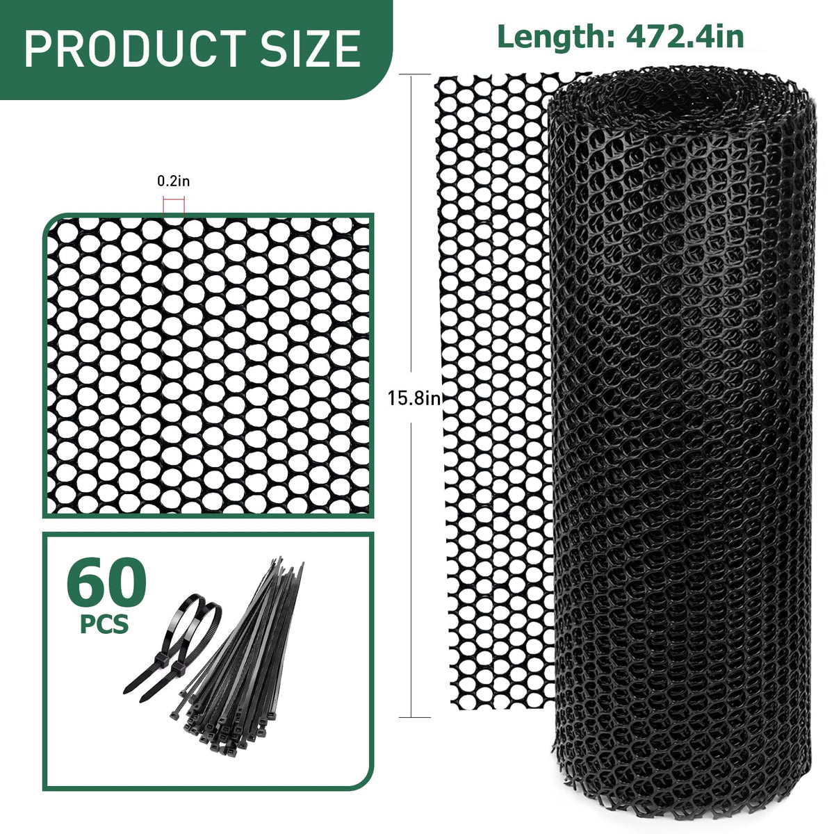 LIAQICHA multi-use mesh supports crafts and small animal barriers.