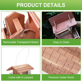 Liawm drainage and transparent baffle protect seeds from moisture.