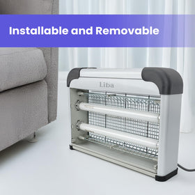 LiBa Energy-Efficient lamp lowers energy use while guarding your space.
