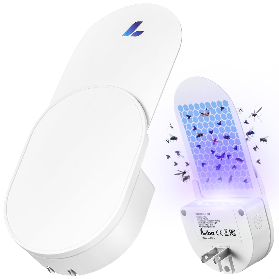 LiBa Fly Trap Indoor front view quietly catching flies in home spaces