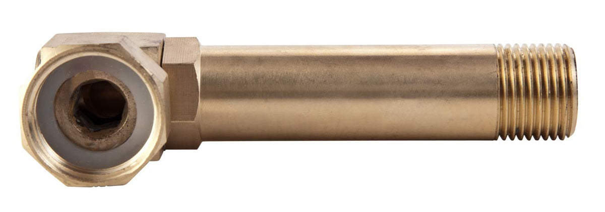 Close-up of brass swivel detail demonstrating corrosion-resistant design for long-lasting performance.