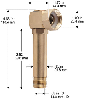 Removal example demonstrates checking internal corrosion before ordering.