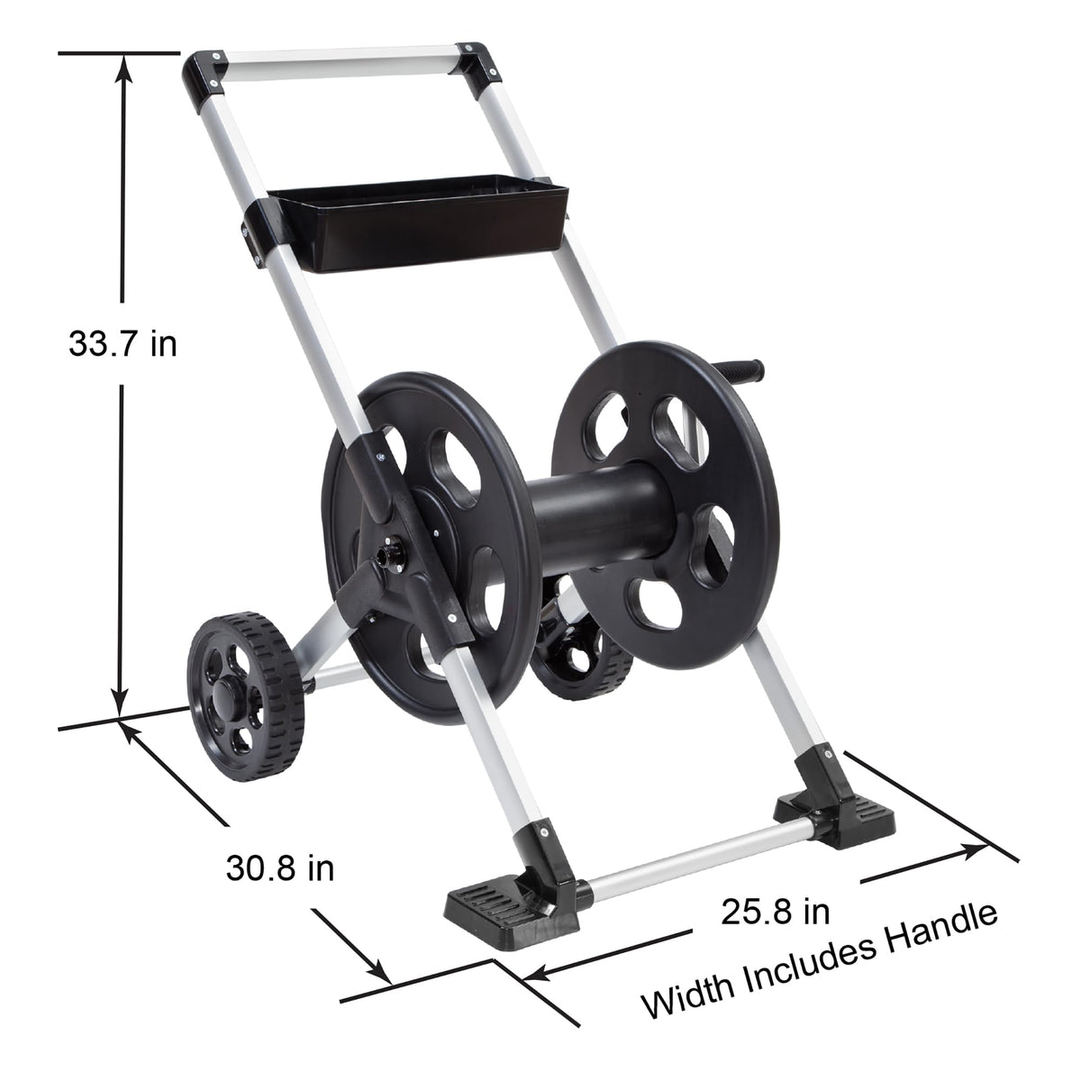 Liberty Garden Explorer aluminum frame highlights rust-free durability