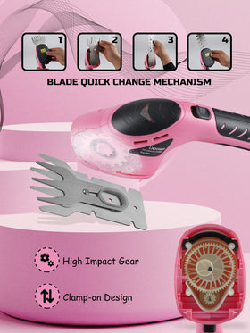 Lichamp 1100 rpm motor provides high-power cutting for trees and bushes.