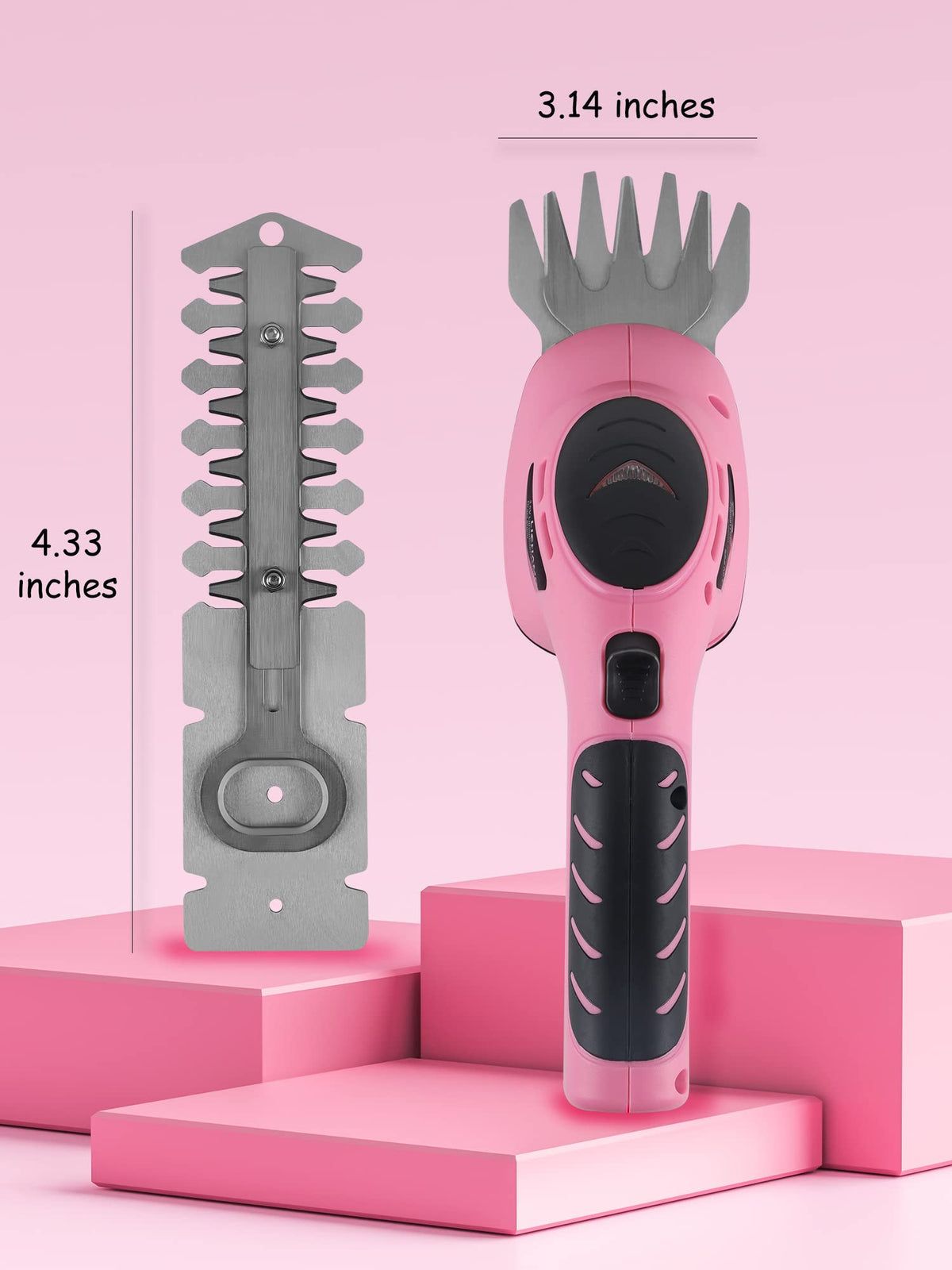 Lichamp chrome-finish blades emphasize durability and wear resistance.