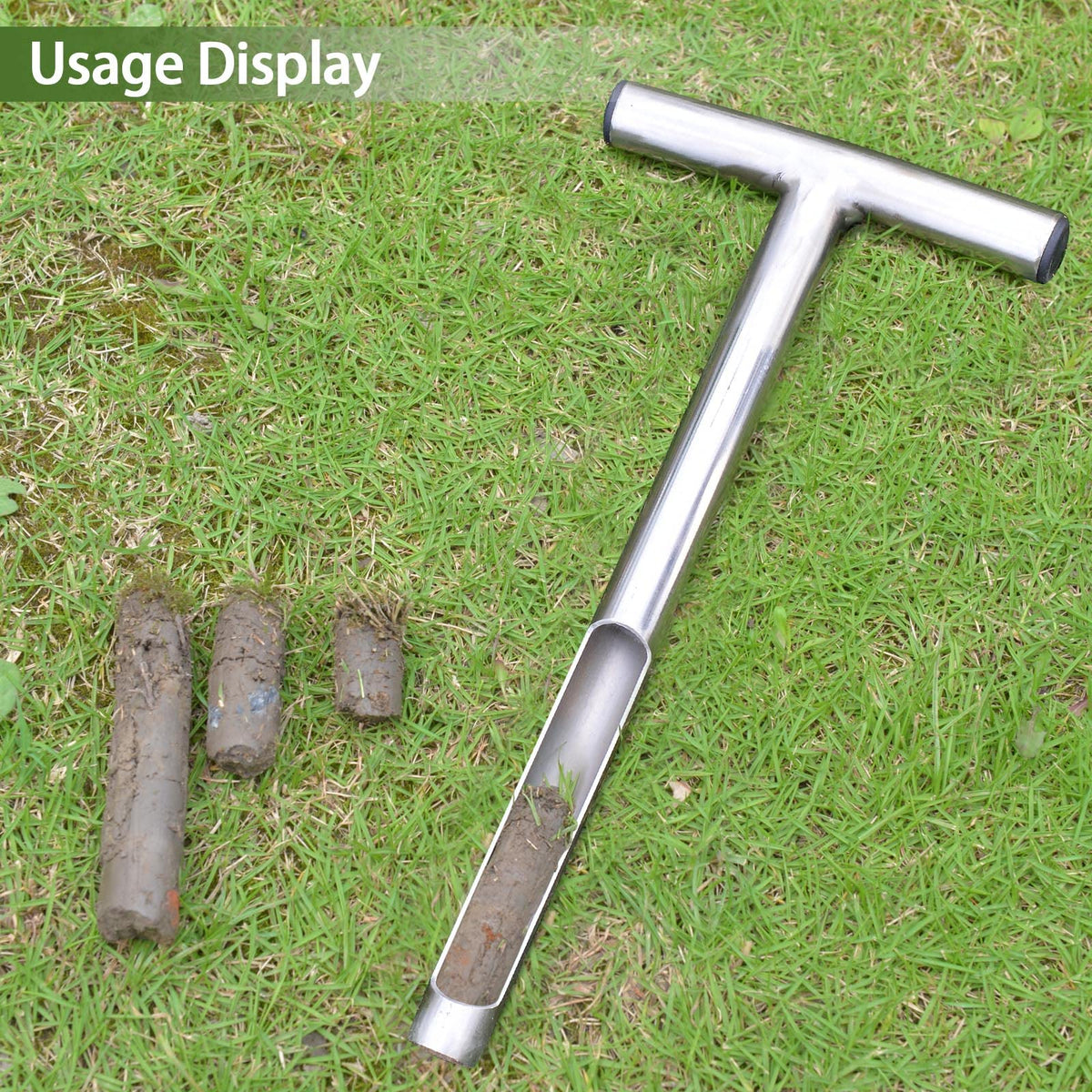 Lichtund versatile garden tool suitable for lawn, potted plants, and soil testing.