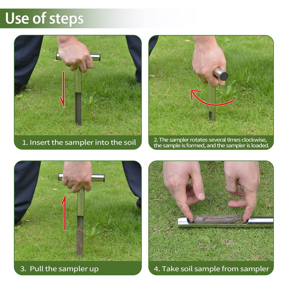 Lichtund protective plugs seal holes to protect hands after sampling.