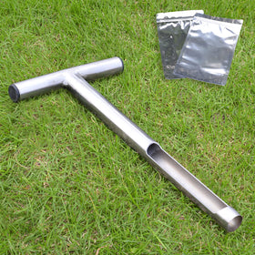 Lichtund soil probe 12 inch with two bags for easy field sampling and lab transfer.