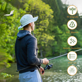 Lidengle dragonfly clip agile tail—easily adjustable for position.