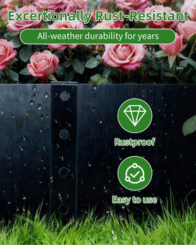 LIDUOMINIKE pointed-tip enables easy soil insertion for quick setup.