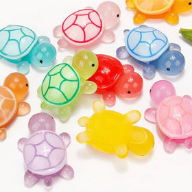 LIFCIUSO glow turtle figures brighten shelves day and night ambience.