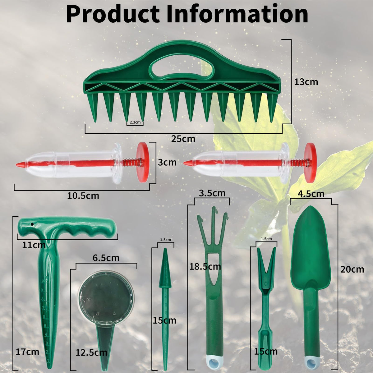 LIFCIUSO garden soil shovel for controlled digging and transplantation