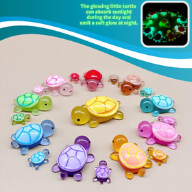 LIFCIUSO glow turtles aquarium ornament illuminates water displays after dark