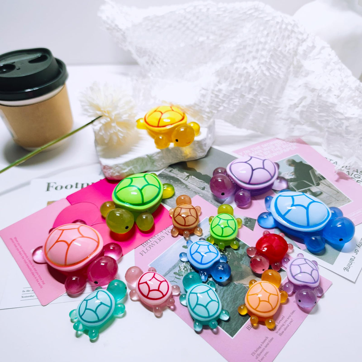 LIFCIUSO glow turtles cake décor brings whimsy to parties