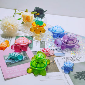 LIFCIUSO glow turtles garden decor adds soft light to bonsai