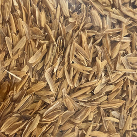 Life Cycle Organics Organic Rice Hulls 1-gallon-bucket demonstrates a ready-to-use garden amendment.
