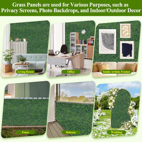 LifeisLuck indoor/outdoor green wall decor suits living rooms and patios.