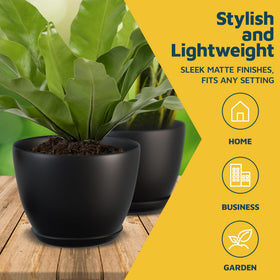 Lifemaster pots shown in indoor balcony setting highlighting indoor outdoor versatility