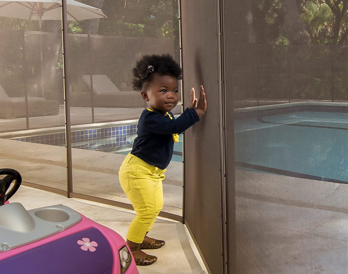 Removable design allows seasonal use when children aren’t present.